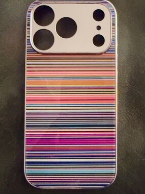 Classic Striped Protective iPhone 17 Pro Case - Multicolor